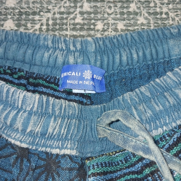 MEXICALI BLUES BAGGY MULTICOLOR PATCHWORK PANTS SMALL - Picture 8 of 9